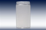 32 oz / 950 ml 89-400 clear polyethylene terephthalate (PET) Wide Mouth Jars- Sample - Product Code: 32J89PET-C-Sample