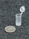 Bottles, Jars and Tubes: Polyvials EP338-LG-Sample Hinged-Lid PE Lab Vials - 1.65ml