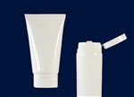 Bottles Jars and Tubes : Tubes on Demand White 4 oz. MDPE Tube with Flip Top Cap - Sample