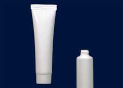 Bottles Jars and Tubes : Tubes on Demand White 1/2 oz. MDPE Tube with Screw On Cap - Sample