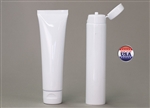 Bottles Jars and Tubes: Tubes on Demand White 2 oz. LDPE Tube with Flip-top Cap - Sample