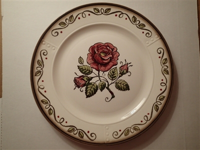 Dinner Plate Metlox Provincial Rose #4806