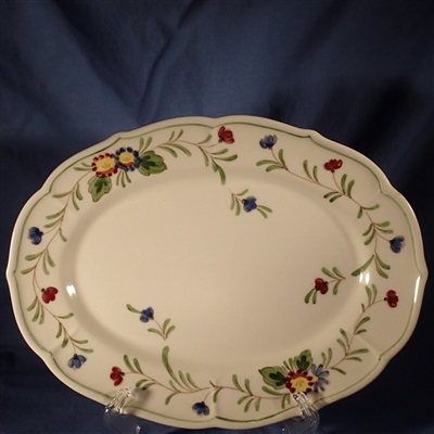 Medium Oval Platter #160 Metlox Poppytrail Quail Ridge