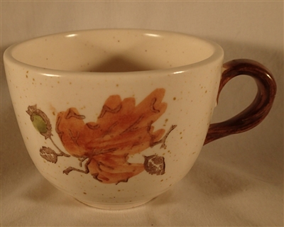 Cup #010 Metlox Poppytrail Woodland Gold