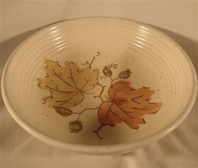 Soup Bowl #070 Metlox Poppytrail Woodland Gold