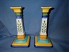 Candlestick Set-Metlox Pescado