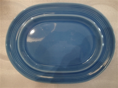 Large Oval Platter-Metlox Colorstax Sky Blue