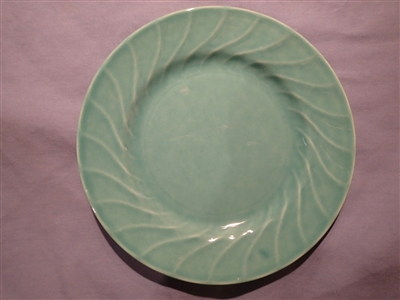 Salad Plate-Aqua-Metlox 1942