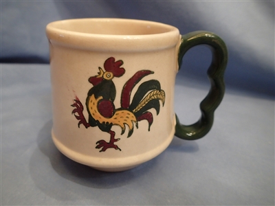 Mug (Cocoa) California Provincial Green Rooster