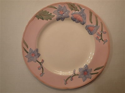 Luncheon Plate #1105-Metlox Delphinium Pink