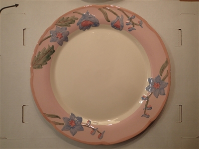 Chop Plate #1130-Metlox Delphinium Pink