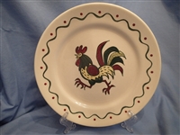 Dinner Plate California Provincial Green Rooster