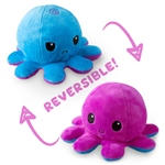 Octopus Reversible Purple and Blue Plush