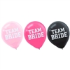 Team Bride Latex Balloons