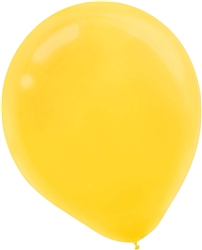 Yellow Sunshine 5 Inch Latex Balloons - 50 Count