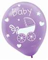 BABY NURSERY 12  LATEX BALLOONS