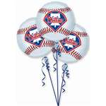 PHILLIES MYLAR BALLOONS - 3 PACK