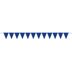 CREATE YOUR OWN BLUE PENNANT FOR BALLOONS