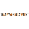 Classic Orange & Black Halloween Felt Banner