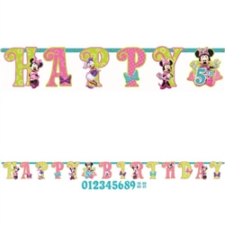 Minnie Mouse Add an Age Birthday Banner