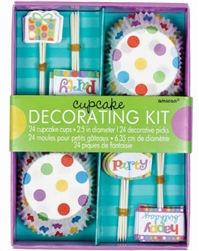 BDAY CUPCAKE DECOR KIT