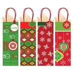 CHRISTMAS  BOTTLE BAG MULTI PACK