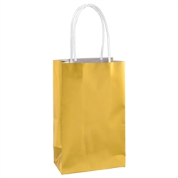 Gold Small Paper Gift Bag