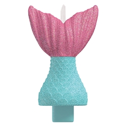 Mermaid Tail Molded Candle