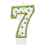 POLKA DOTS FLAT MOLDED CANDLES - #7