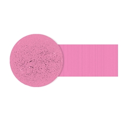 Bright Pink 81' Crepe Paper Streamer