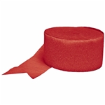 Red 81 Feet Crepe Paper Streamer