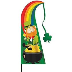 St. Patrick's Day Yard Stake Flag Banner