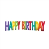Happy Birthday Multi-Color Corrugated Yard Sign