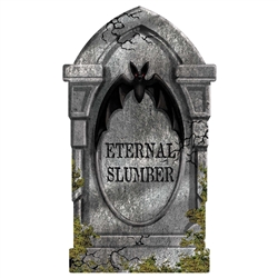 Eternal Slumber 22" Tombstone Decoration