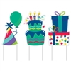 General Birthday Icons Yard Signs