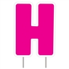 Letter H - Pink Yard Sign