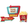 Movie Night Yard Decorations Signs