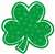 Shamrock With Dots 8 inch Cutout
