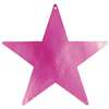 CERISE FOIL STAR CUTOUT - 9