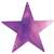 Purple Foil Star Cutout - 15 inches