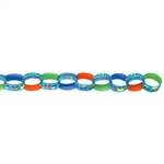 All Aboard Boy Printed Paper Chain Link Garland