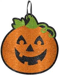 Glitter Jack-O-Lantern Decoration