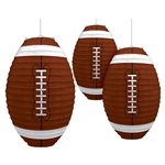 Football-Shaped Paper Lanterns