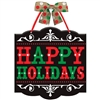 Happy Holidays Hanging Sign