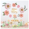 Mint To Be Floral Backdrop Decorating Kit
