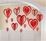 Valentine 3-D Heart Hanging Decoration Kit