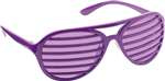 Purple Shutter Shades