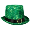 St. Patrick's Day Plaid Top Hat