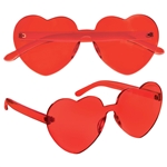 Heart Shaped Frameless Glasses