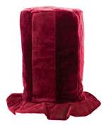 Burgundy Tall Top Hat